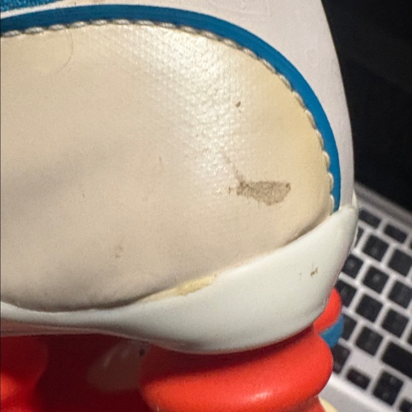 Nike Shox NZ Molly Doernbecher Sneakers Blue White Rare Disconnected - Picture 7 of 7